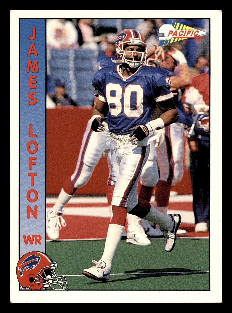 1992 Pacific #18 James Lofton Buffalo Bills Football Card Vintage